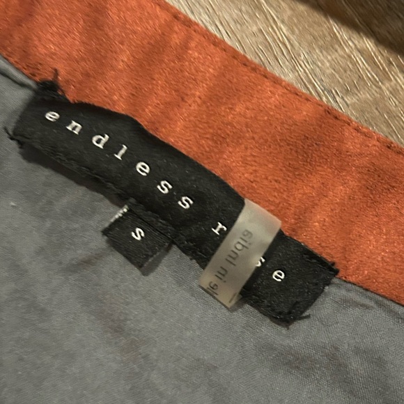 Endless Rose Embroidered Cotton Mini Skirt Boho Chic Scalloped Hem Size S - Picture 3 of 7